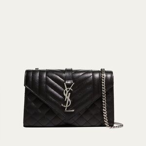 Yves Saint Laurent Black Quilted Crossbody Bag with box and dust bag included
